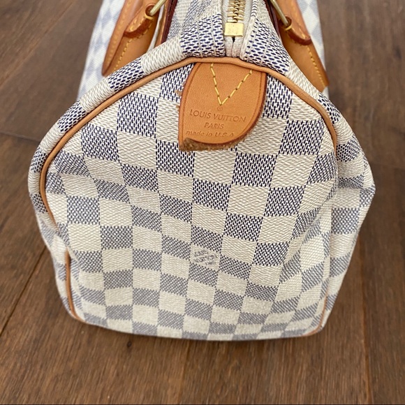 SOLD**Louis Vuitton Speedy 30 Damier Azur - Picture 4 of 8